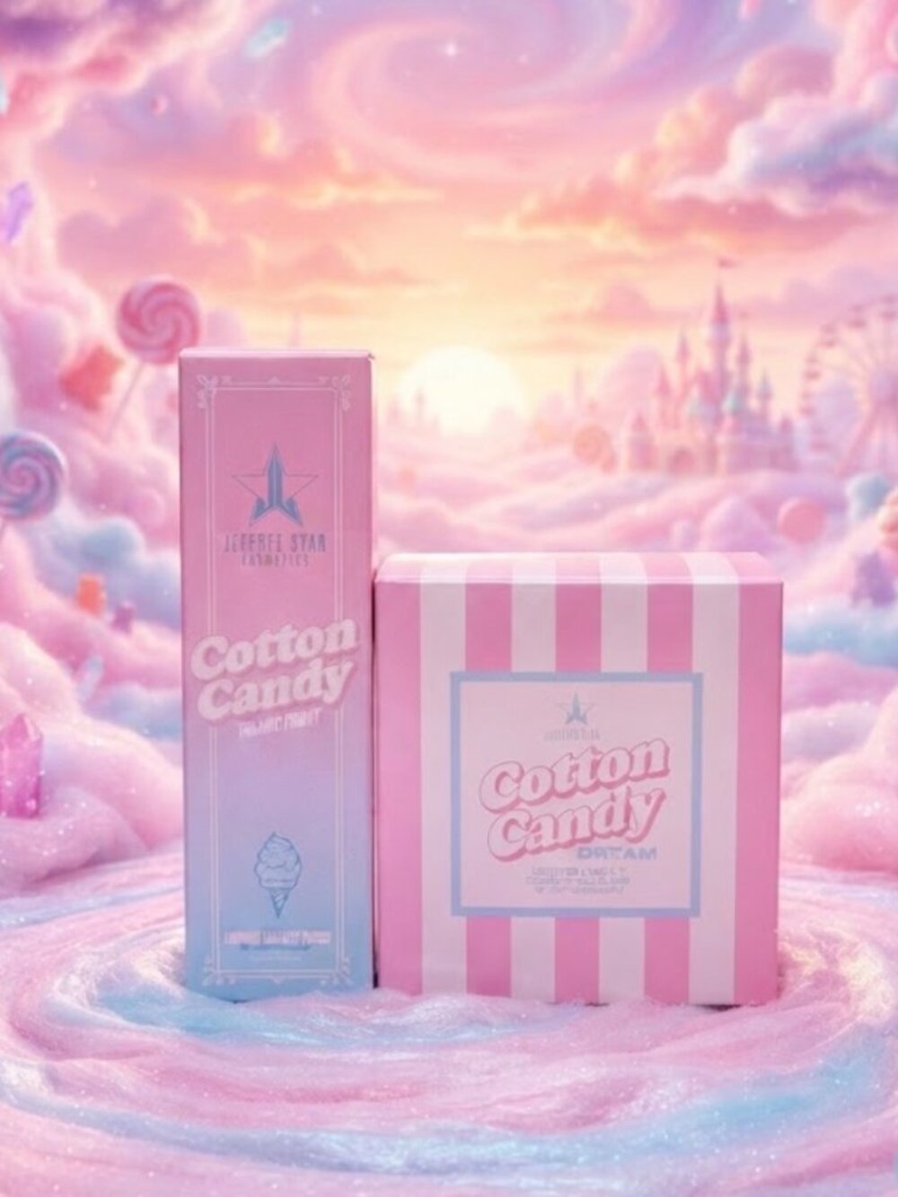 COTTON CANDY FOAMING PRIMER AND COTTON CANDY DREAM CANDLE BUNDLE